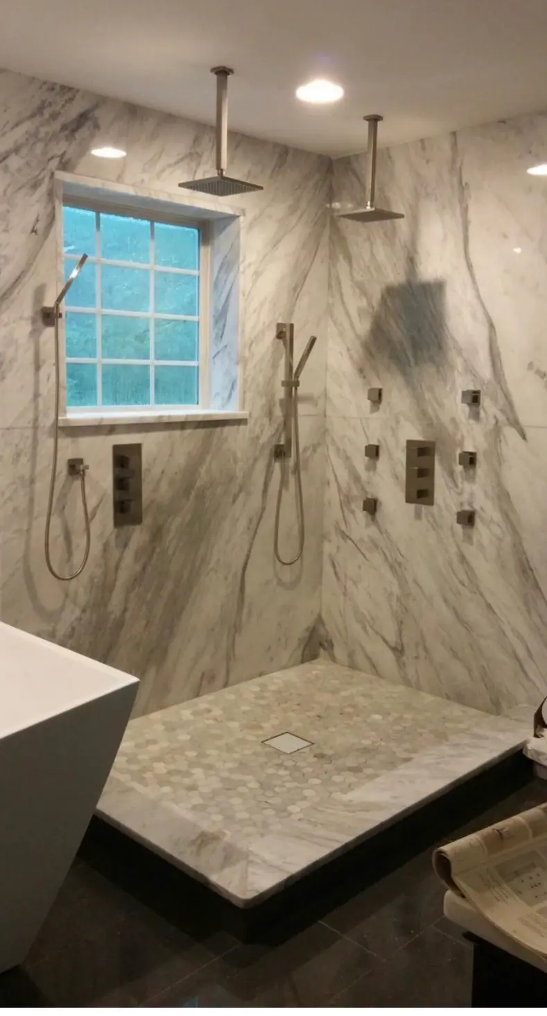 Granite Top Designs Greenville, SC fireplacesshower walls